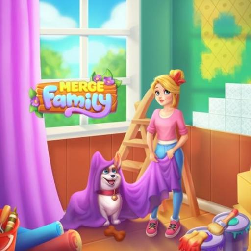 Dream Home Merge Design game cover